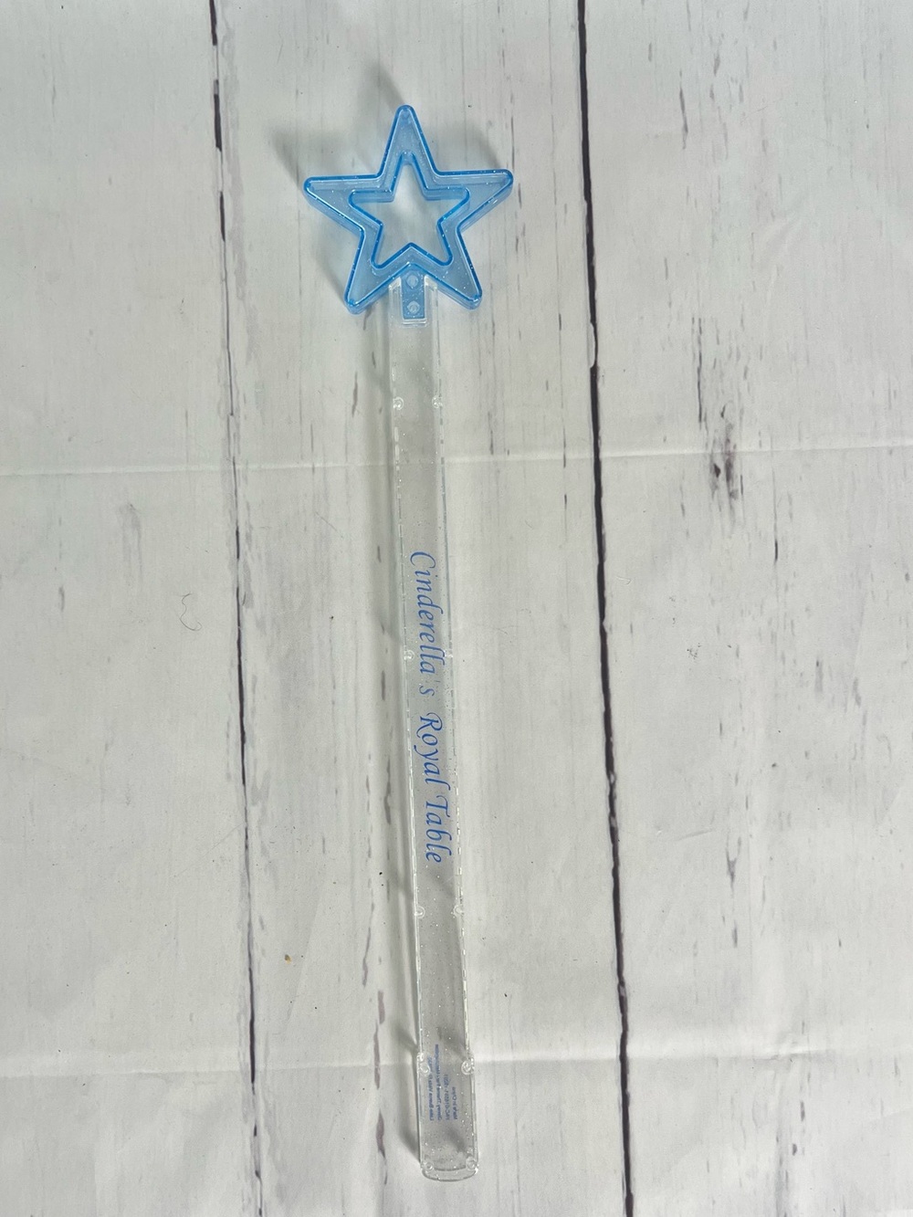 Authentic Disney Parks Cinderella’s Royal Table Star Glitter Wand – 17”